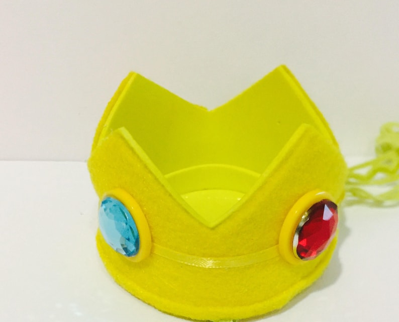 Princess Peach Party Hat Princess Peach Crown Etsy