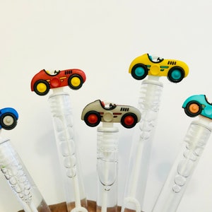 Race Car Party Favor, Race Car Theme Party Favor, Car Bubbles