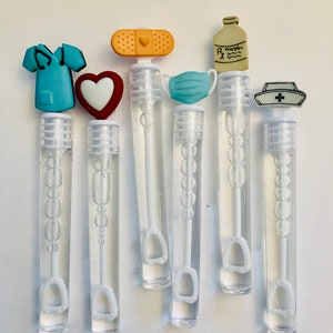Nurse Bubbles Party Favors: Medical Theme, Set of 6