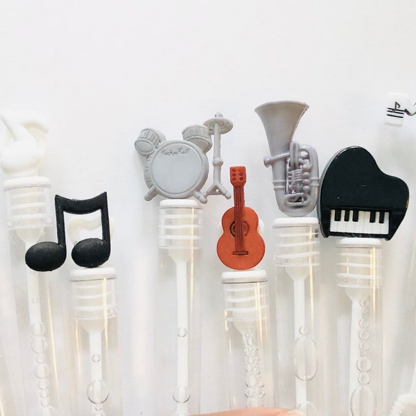 Music Bubbles Party Favor, Music Theme Party Favor