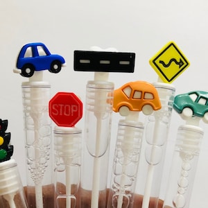 Car Theme Bubble Party Favors - Set of 7