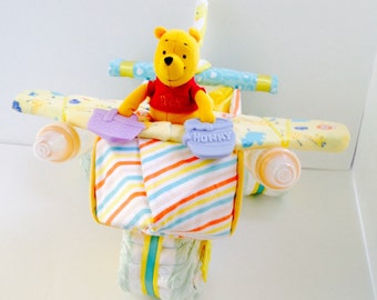 Airplane Diaper Cake