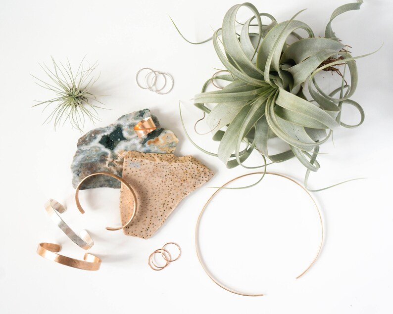 Minimal Metal Choker SHAA Metal Choker Open Choker Necklace