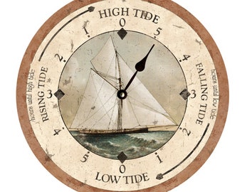 Tidal Clock- Sailboat Tide Clock