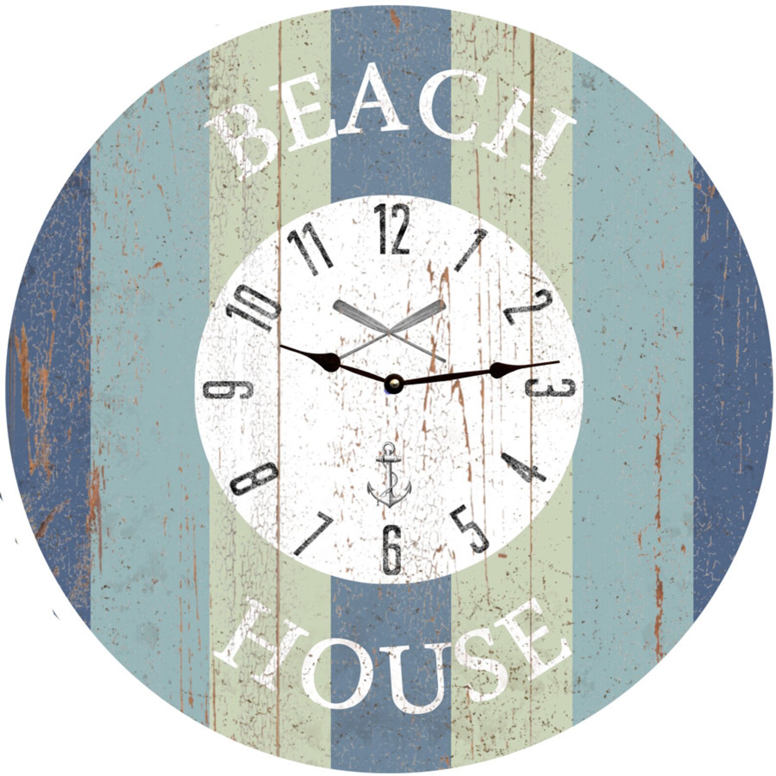Beach House Clock Beach Themed Clock Etsy