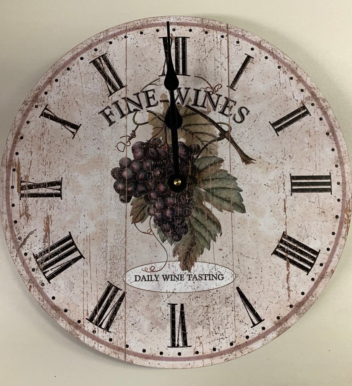 Wine Clock- Wine Tasting Clock - Etsy