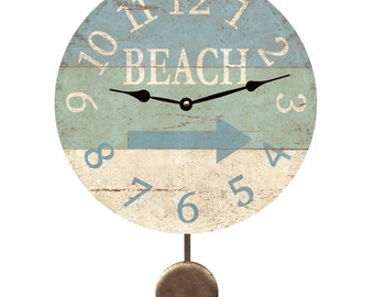 Beach Arrow Pendulum Clock