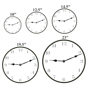 Personalized Italian Kitchen Clock image 9