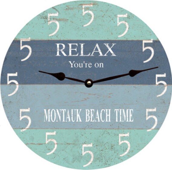 Beach Themed Clock Pelican Beach Clock