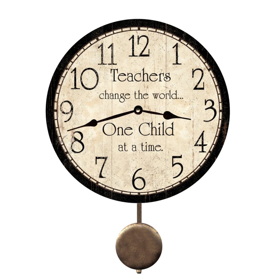 Teacher Clock Classroom Clock Etsy