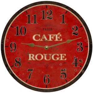 French Country Clock | Elegant Wall Clock with Vintage Charm