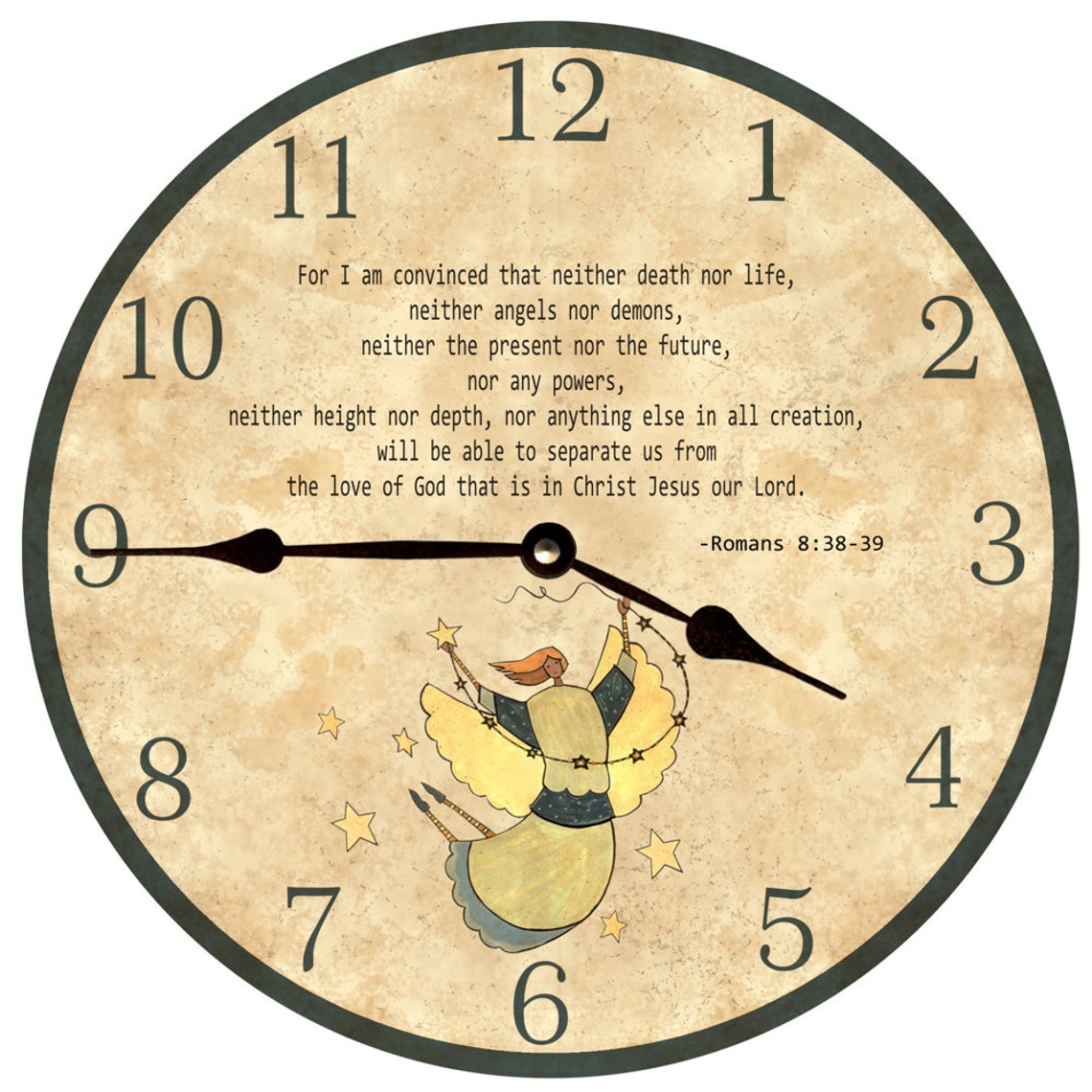 Personalized Biblical Quote Clock Personalized Religious Etsy