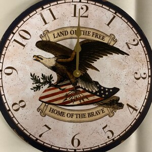 Photo of Eagle Clock on a wall