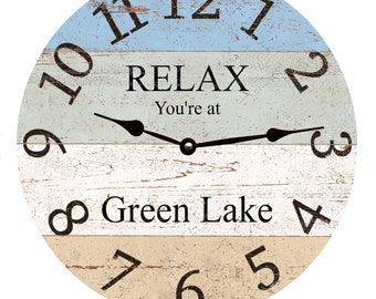 Cottage Clock- Personalized Cottage Clock