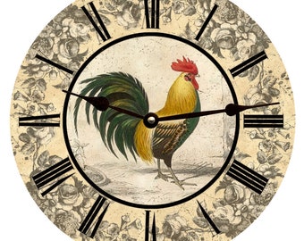 Rooster Clock- Rooster Wall Clock