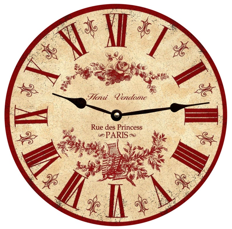 Large French Country Wall Clock Large French Country Wall Clock