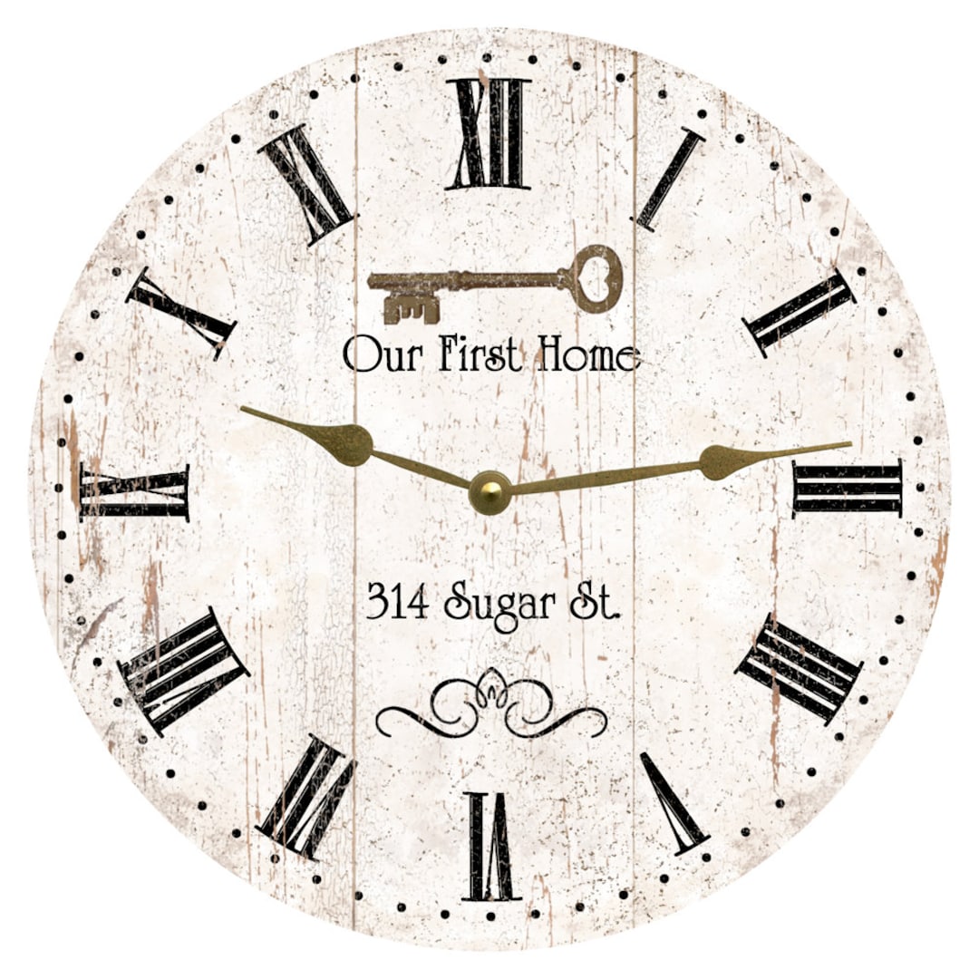 New Home Clock – Perfect Personalized Housewarming Gift - Etsy