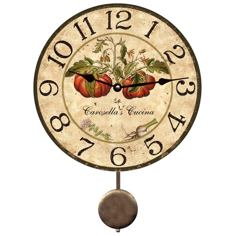 Personalized Italian Kitchen Clock image 5