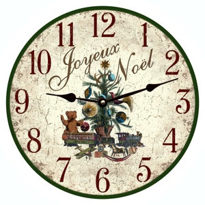 Joyeux Noel Clock  | Unique Christmas Gift Idea