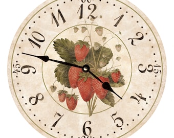 Strawberry Clock- Strawberry Wall Clock