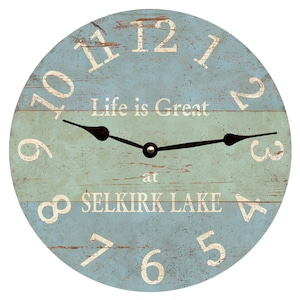 Beach Clock- Personalized Beach Clock