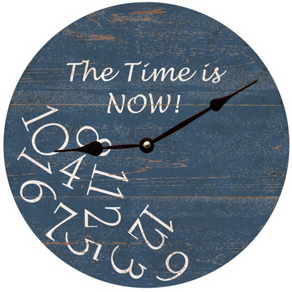 Personalizado cualquier reloj la hora ahora es reloj Etsy Espa a