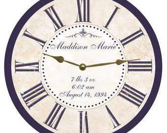 Newborn Baby Clock | Etsy