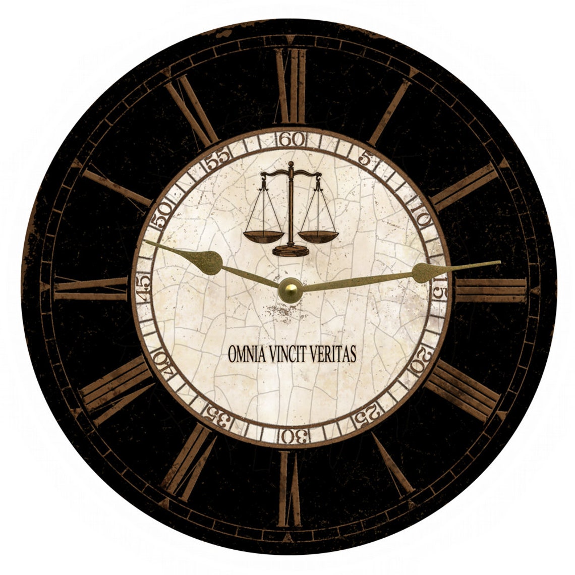 Law Clock Lawyer Clock Etsy
