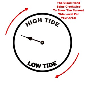 Tide Clock Personalized Beach Tide Clock image 8
