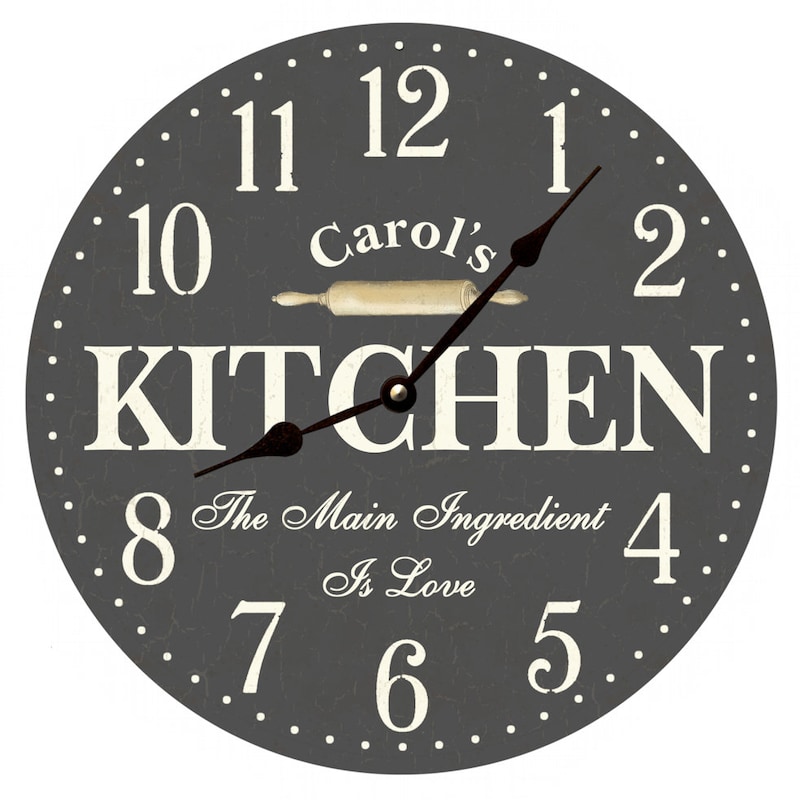 Etsy Kitchen Wall Clocks