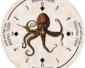 Octopus Clock- Tide Clock