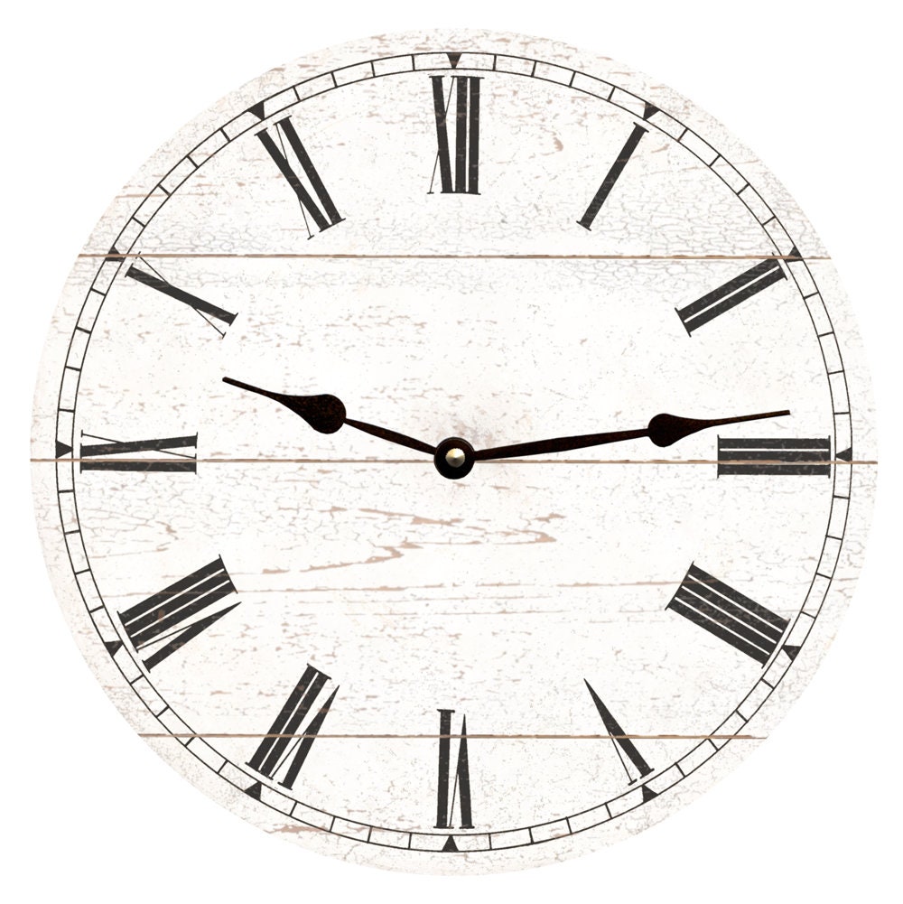 White Modern Clock White Wall Clock Wall Clock Etsy