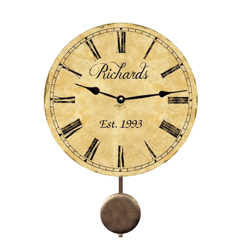 Personalized Clock - Pendulum