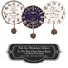 Personalized Kitchen Wall Clock- Gray Kitchen Clock - Etsy