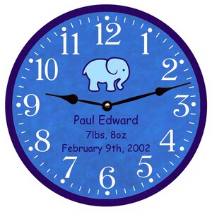 Custom Clock for Baby’s Birth Stats – Unique Baby Gift