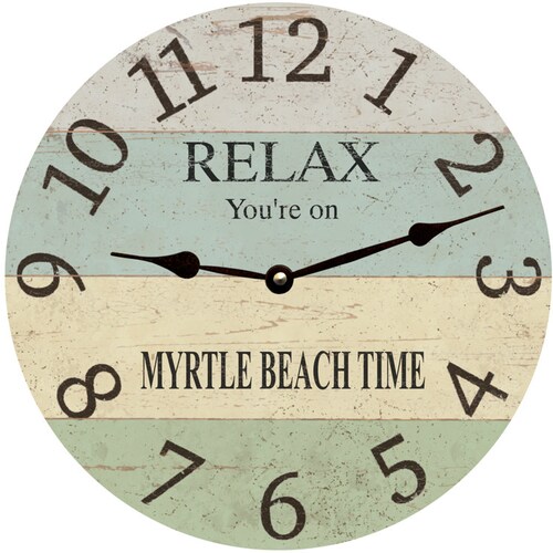 Tide Clock Personalized Beach Tide Clock Etsy