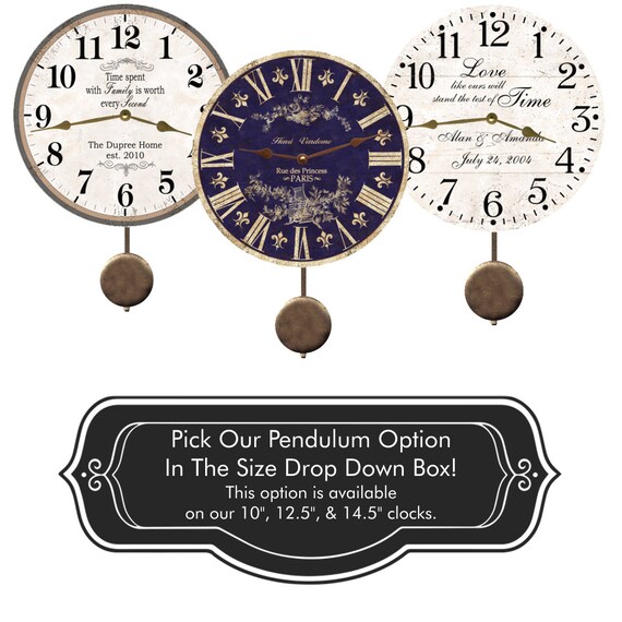 Christmas Clock- Old Fashion Santa Christmas Wall Clock - Etsy