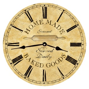Classic Analog Kitchen Clock- Perfect for Any Kitchen Style