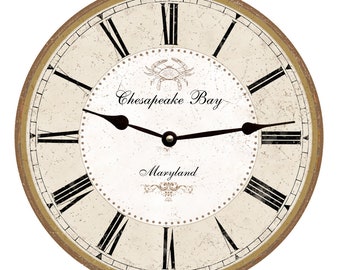 Customizable Crab Wall Clock – Add Your Personal Touch