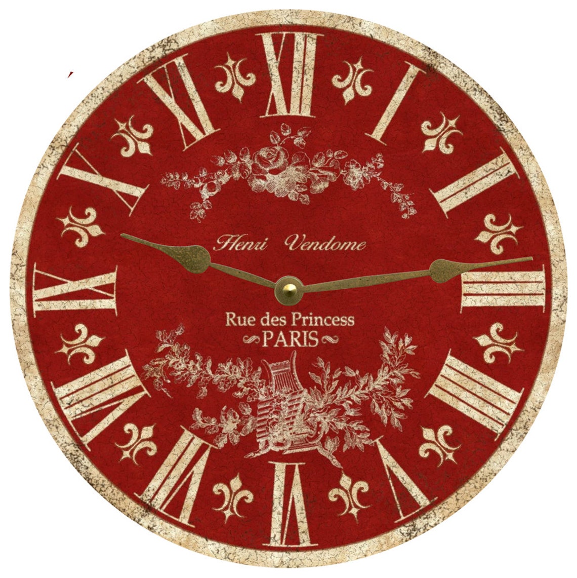 Large French Country Wall Clock Large French Country Wall Clock