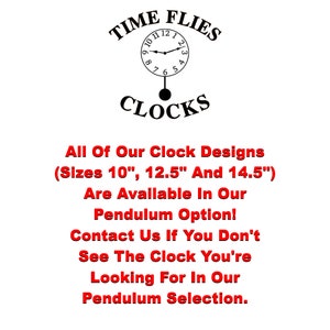 Personalized Beach Clock Pendulum Clock image 4