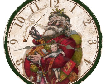 ヴィンテージ　サンタクロース 壁掛け時計 It's Christmas Time il_340x270.3888951843_npv3.jpg