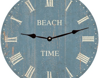 Nautical Beach Clock/Beach Time Clock