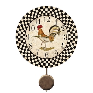 Country Kitchen Pendulum Clock