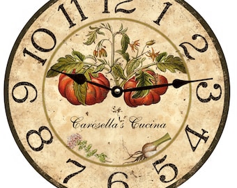 Personalized Italian Kitchen Clock