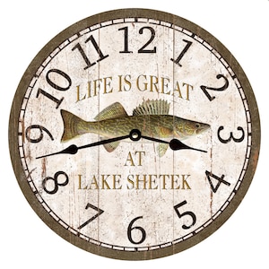 Walleye Clock