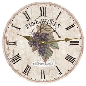 Wine Clock- Wine Tasting Clock