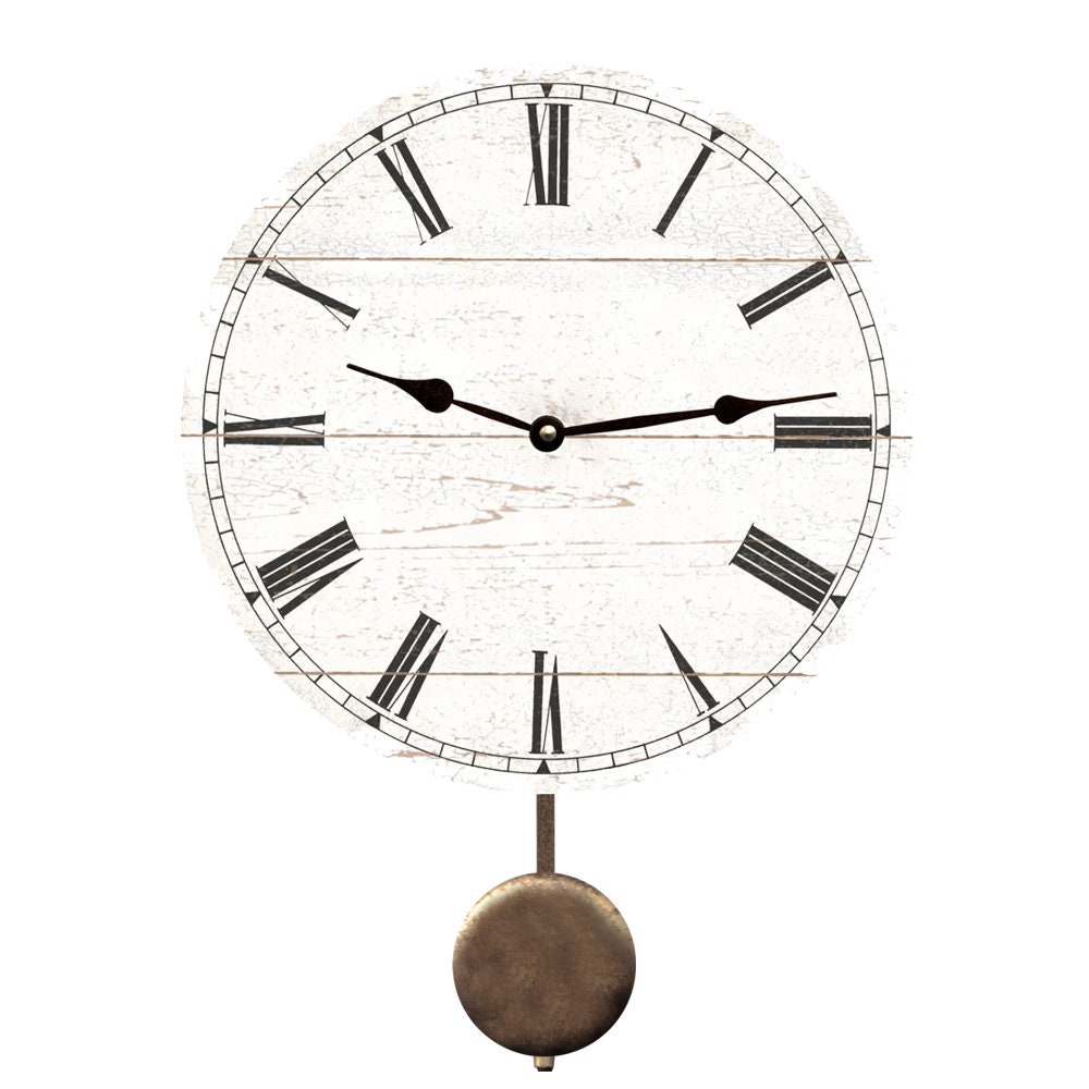 White Modern Clock White Wall Clock Wall Clock Etsy