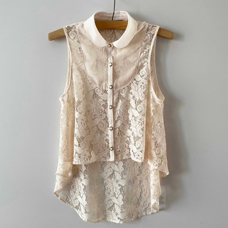 Wool Lace Blouse