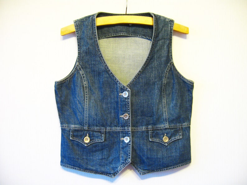 denim vest metal